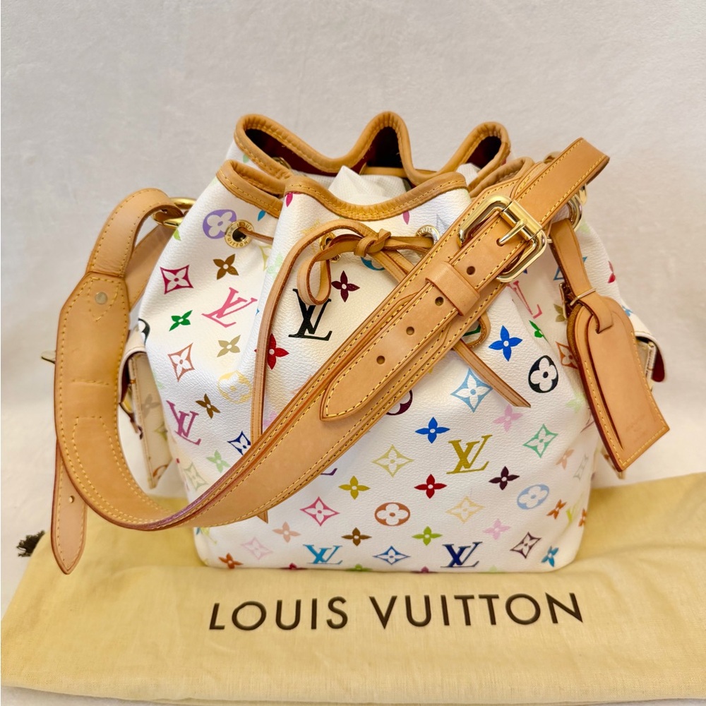 Louis Vuitton Takahashi Murakami Multicolor Monogram Shoulder Bag